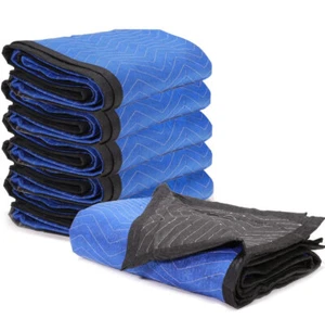 XtremepowerUS 6 Pack Moving Blankets Shipping Furniture Equipment Protection Pad - Picture 1 of 6