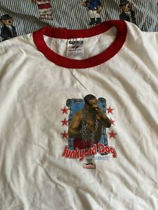 vintage junkyard dog shirt 2002 WWF WWE Reissue  Size L