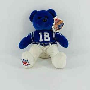 RARE Peyton Manning NFL Colts Team Pigskin Bears Authentic Vintage Plush 1999 - Picture 1 of 8