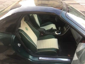 FODERE SEDILI AUTO ASIAM MG TF SIMILPELLE sabbia / verde anni 2002/2007 - Imagen 1 de 1