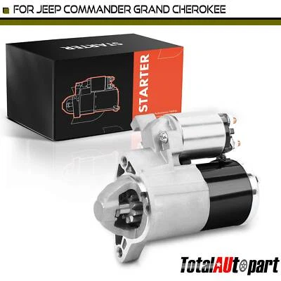 Starter Motor for Jeep Grand Cherokee 05-10 Commander V6 3.7L 1.2KW 12V CW 10T - Image 1 of 4