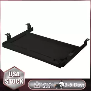 22x15" Under Desk Keyboard Mouse Drawer Tray Silent Slide Rails for Home Office - Picture 1 of 11