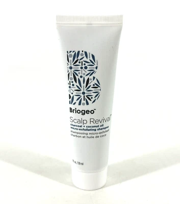 Briogeo Scalp Revival Charcoal + Coconut Oil Micro-Exfoliating Shampoo NEW 1oz - Image 1 of 4