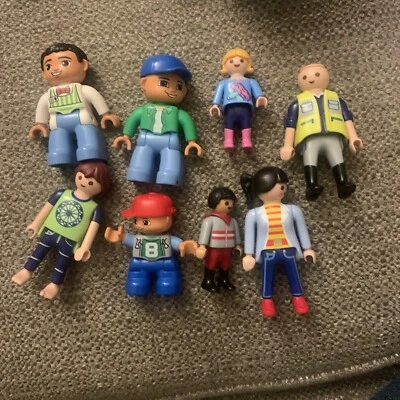 Lot Of 8 Lego / Duplo Different Children Minifigures  Various Sets Free Figure - Image 1 of 3
