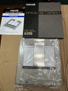 Vtg Maxell Optical Disk Cartridge OC321-2 7G Byte Floopy Disk RARE Looks Unused! - Photo 1/6