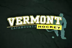 T-Shirt kleine Universität von Vermont Katamounts Hockey 18,5 Zoll Pit to Pit - Bild 1 von 3