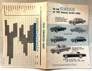 1962 Booklet-THE STUDEBAKER-Sales Brochure-Comparison to Other Vehicles-LARK - Picture 1 of 4