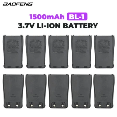 10 Pcs BF 888S BL-5 3.7V 1500mAh Li-ion Battery For Baofeng Walkie Talkie 888S - Image 1 of 4
