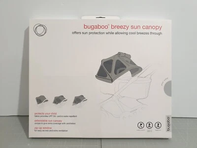 Bugaboo Fox 3 / Cameleon 3 / Lynx Breezy Sun Canopy (Misty Grey) - Bild 1 von 4