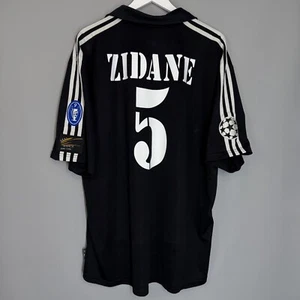 REAL MADRID 2002/2003 HOME SHIRT JERSEY ADIDAS SIZE XL CENTENARY #3 R. CARLOS - Picture 1 of 10