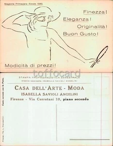 PUBBLICITA' ABBIGLIAMENTO-LIBERTY ART NOUVEAU-FIRENZE 1930-C39-49 - Imagen 1 de 1