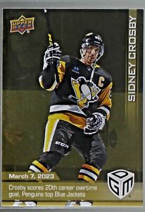 2022-23 NHL Game Dated Moments Gold SP /100 (You Pick) - Rookies (RC) & Veterans