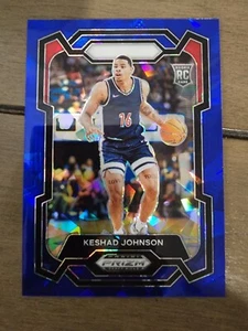 Keshad Johnson 2024 Prizm Draft Rookie RC Blue Ice Prizm /99 - Picture 1 of 2