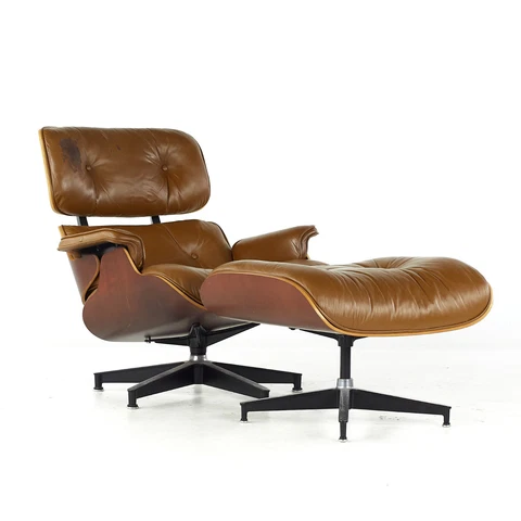 Charles and Ray Eames Mid Century Cherry Lounge Chair Cover