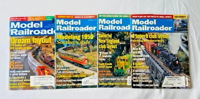 Vintage Model Railroader Magazines 2002 & 2004 Lot of 4 - Image 1 of 3
