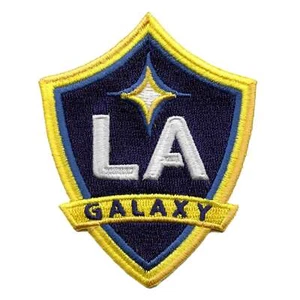 Los Angeles Galaxy Primary Team Crest Patch MLS Embroidered Iron On - Picture 1 of 2