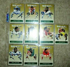 1991 Fleer Ultra All Stars Football Complete Set 1-10 Sanders Marino Green 