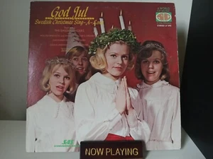 God Jul Swedish Christmas Sing-A-Long LP 1965 - Colonial Records Impressionist - Picture 1 of 18