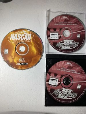 Nascar Revolution EA Sports CD w/ Free Need For Speed III Hot Pursuit 2 Discs - Image 1 of 4
