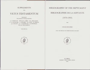 BIBLIOGRAPHY OF THE SEPTUAGINT: BIBLIOGRAPHIE DE LA By Cecile Dogniez - Picture 1 of 1
