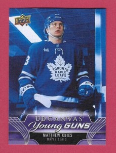 MATTHEW KNIES - 2023-24 UPPER DECK SERIES 1 YOUNG GUNS UD CANVAS #C103 - MINT