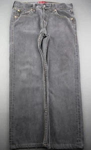 Vintage Men's 2003 Levi's Type 1 Jeans True Boot Black Size 36x32 (Msr 36x29) - Picture 1 of 11
