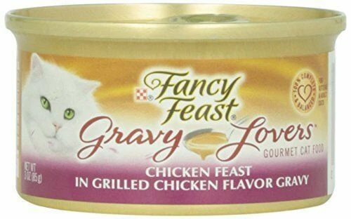 Purina Fancy Feast 3oz. Gravy Lovers Wet Cat Food - Pack of 24