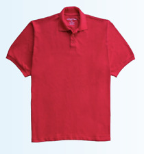 Men's BIG & TALL 3-Button Polo Style GREYSTONE Short Sleeve Pique Shirt 5XL 12XL