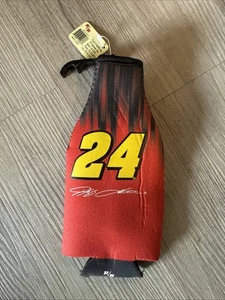 Vintage JEFF GORDON #24 R&R ZIP UP BOTTLE KOOZIE NWT & Bottle Opener - Picture 1 of 4