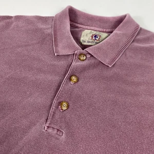 The Territory Ahead Poloshirt Herren XL Lila Garment Dyed Freizeit Baumwolle - Bild 1 von 7