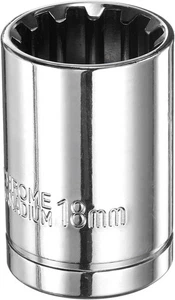 HARFINGTON 12 Point Socket 1/2" Drive by 18mm Metric Shallow  - Picture 1 of 7