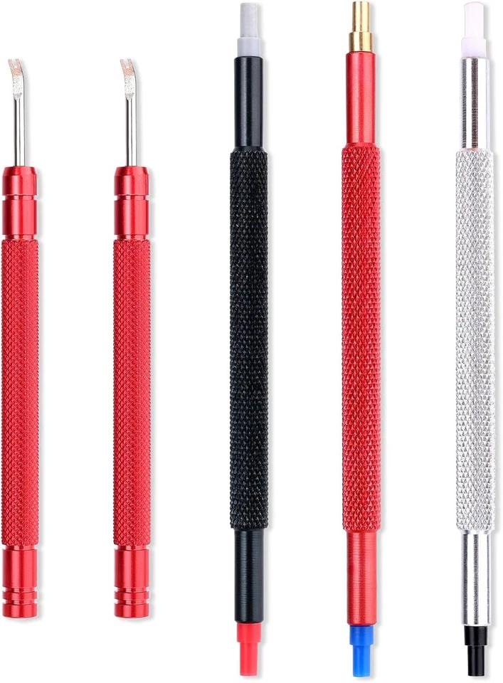 BOXOB 5pcs Outils de Retrait à Main de Montre, Kit d'Outils de Réparation Horlogers...  - Photo 1/4