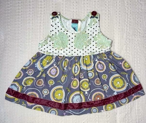 Matilda Jane Lawrence Francis Sara Top Tunic Character Counts Tunic Clocks Sz 2 - Picture 1 of 4