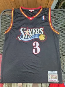 Allen Iverson 48 XL Mitchell & Ness 97 98 76ers Sixers Trikot Herren - Bild 1 von 6