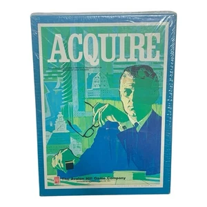 Vtg 1976 Acquire 3M Bookshelf Hotel Real Estate Board Game New Factory Sealed - Picture 1 of 7