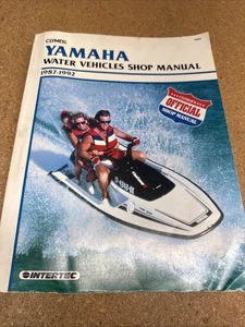 CLYMER YAMAHA WATER VEHICLES SHOP MANUAL 1987 To 1992 Wave Runner PWC Jetski - Picture 1 of 8