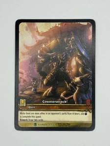 Juego de cartas coleccionables World of Warcraft Azeroth 343/361 arte extendido ¡Contraataque! - Imagen 1 de 1
