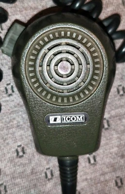 Micrófono de mano ICOM - Conector jack para radios de mano 4 polos / carbón de huevo - Imagen 1 de 4