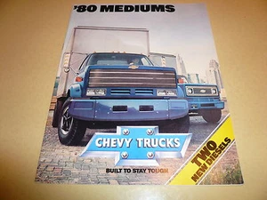 1980 Chevrolet Mediums Two New Diesels Sales Brochures - Picture 1 of 2