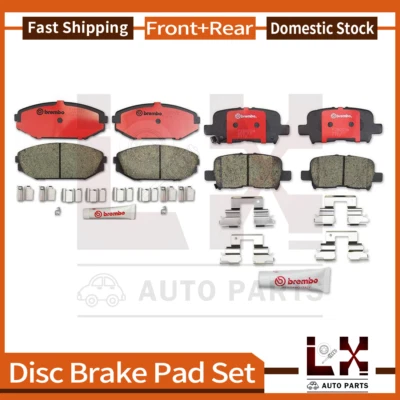 Juego de pastillas de freno delanteras y traseras Brembo cerámicas para Honda Odyssey 2002 2003 2004 Foto 1 de 4