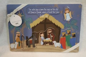 Rompecabezas de madera Mud Pie Kids The Nativity Story - Imagen 1 de 3