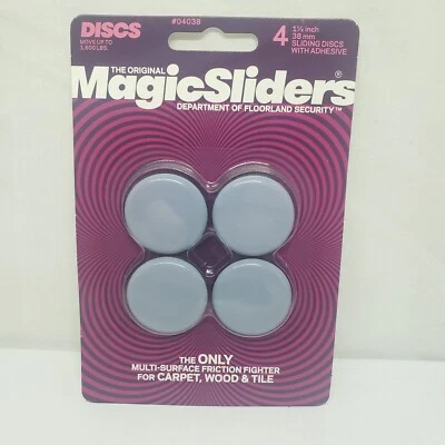 Magic Sliders Sliding Disc  1-1/2"  Round 4 pcs. #04038 - Image 1 of 2