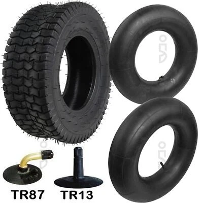 2x Reifen 2 Innenschlauch 16x6.50-8 4PR Luftrad Ventil Rasentraktor Aufsitzmäher - Bild 1 von 4