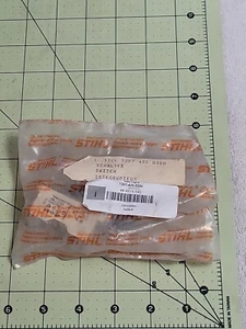 Stihl OEM PN # 1207-435-0300 Schalter passend für E20 E220 MSE 220 neu im versiegelten Beutel - Bild 1 von 2