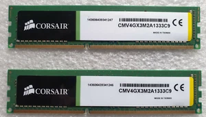 Corsair PC3-10600U 1333Mhz DDR3 8GB 2x4GB RAM Memory Desktop Pc 240pin 1.5v - Picture 1 of 1