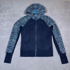 Lululemon Womens Scuba Hoodie Jacket Size 6 Inkwell: We Are From Space ***READ** - Picture 1 of 9