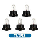 5pcs T4.2 T3 Wedge Car Dash A/c Climate Heater Control Light Switch Bulbs New