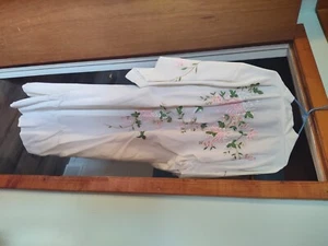 Japanischer weißer Kimono - Vintage - Bild 1 von 3