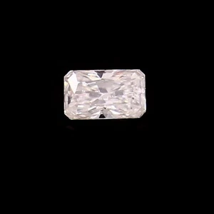 White D Color VVS1 Moissanite Radiant Cut Gemstone Lab Created Diamond 5x3 MM - Picture 1 of 6