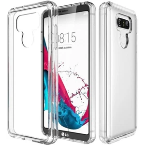 Per LG G6 - Custodia trasparente antigraffio ibrida protettiva anticaduta resistente - Foto 1 di 6